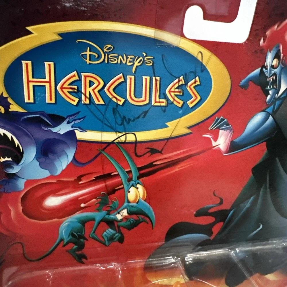 Fireball Shooting Hades Disney's Hercules 1997 Mattel SIGNED BY James Woods